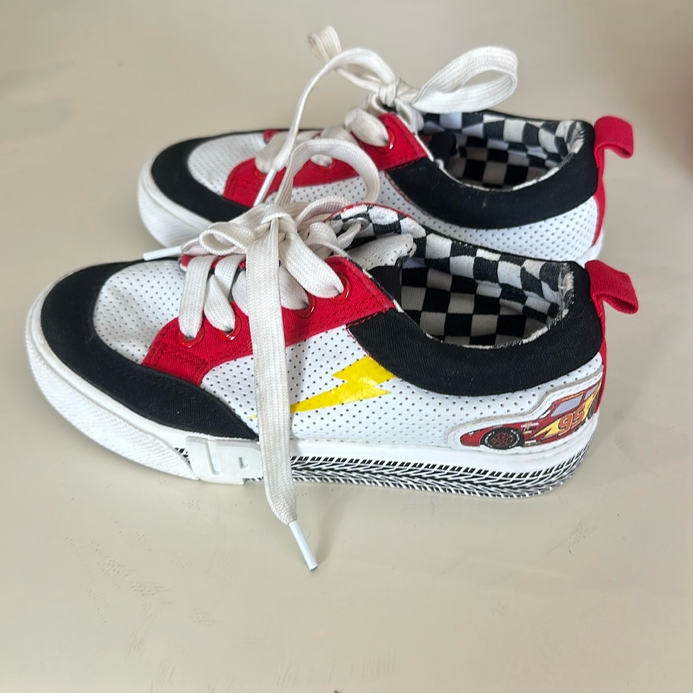 Cars Low Top Sneaker Ground Up Kids Size 1